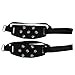 2x Black Anti Slip 7 Steel Stud Teeths,Compact Ice Cleats,Climb Walker Walking Snow Ice Cleat One Size Fit All,By KeepooMan