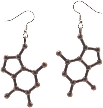 Mixee Labs 'Create Your Own' 3D Printed Molecule Earrings, Stainless Steel, Medium