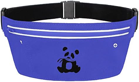 Panda Is My Sprit Animal Sport Running Bag&amp;Pack,Running Pouch Belt,Lightweight Runner Belt,Race Belt,Closed-fit Expandable Waist Pack Belt For IPhone,Keys,Wallets