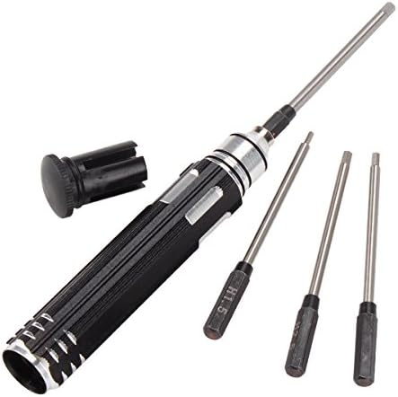 4-in-1 Hex Screwdriver Set 1.5/2.0/2.5/3.0mm for RC Heli Car Plane Boat Truck