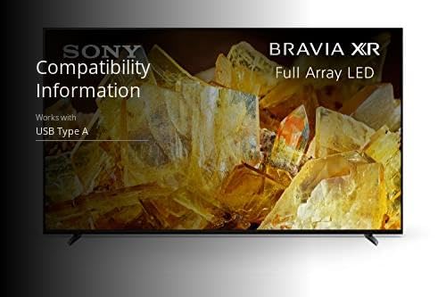 Sony 55 Inch 4K Ultra HD TV X90L Series: BRAVIA XR Full Array LED Smart Google TV with Dolby Vision HDR and Exclusive Features for The PlayStation® 5 XR55X90L- Latest Model,Black