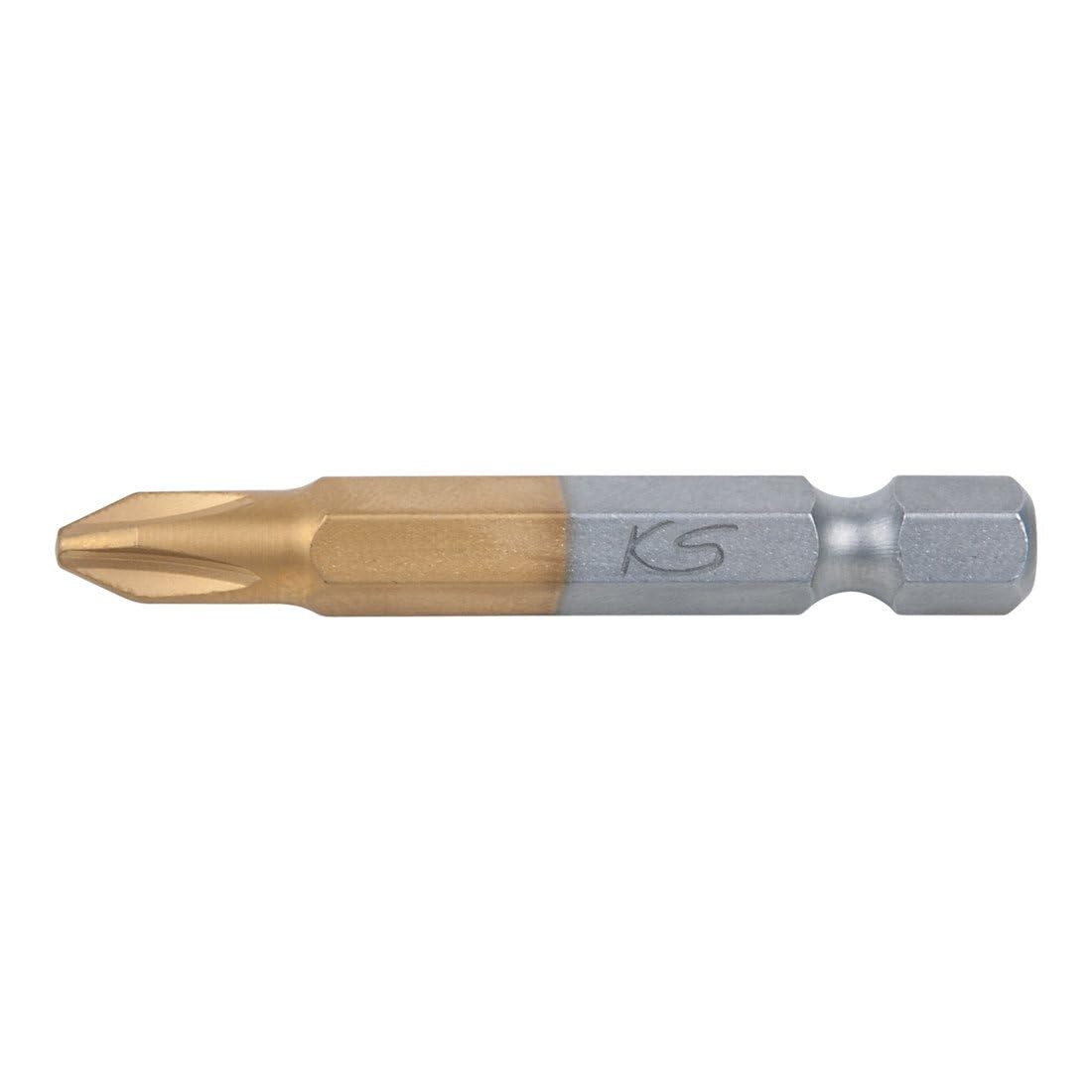KS Tools 911.2644 1/4 Inch TiN Bit, 50 mm, PH2