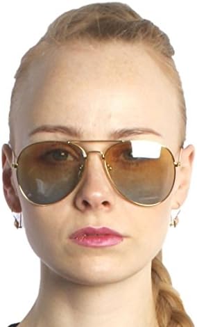 Love Celeb LookUnisex Aviator Sunglasses Unisex 80s Retro Style Designer Shades UV400 Lens