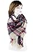 Lanzom® Large Tartan Fashion Women Warm Blanket Scarf Lovely Wrap Shawl (Color 5)