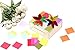 1inch Tissue Paper Squares, 30 Assorted Colors Rainbow Tissue Mosaic Squares for Arts Craft DIY Scrapbooking Scrunch Art Classroom Activities (3000Pcs)