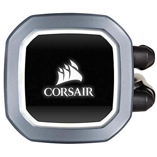 Corsair-Hydro-Series-H60-2018-Sistema-de-refrigeracin-lquida-para-CPU-radiador-de-120-mm-ventilador-PWM-All-in-One-LED-blanco-Negro