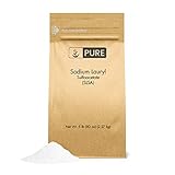 Sodium Lauryl Sulfoacetate (SLSA) (5 lb.) by Pure Organic Ingredients, Eco-Friendly Packaging, Ideal Bath Bomb Additive, Gentle on Skin, Surfactant & Latherer