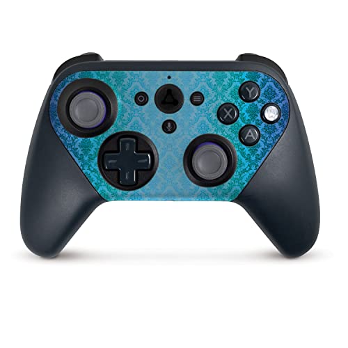 MightySkins Skin Compatible with Amazon Luna Controller - Blue Vintage | Protec…