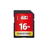 GIGASTONE 16GB SD Card UHS-I U1 Class 10 SDHC