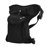 CAMTOA New Canvas Sports Racing Drop Leg Bag /Waist Bag /Fanny Pack for Man Woman Motorcycle Cycling Workout Vacation Hiking