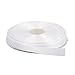 Topenca Supplies White Ribbon 1/2 Inch x 50 Yards Double Face Solid Satin Ribbon Roll - Elegant White Satin Ribbon for Gift Wraping, Hair, Wedding, Sewing, and Crafts