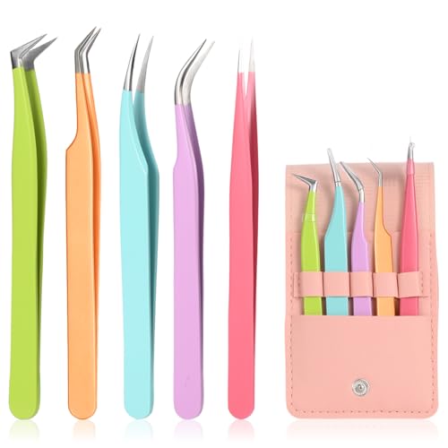 Eyelash Extension Tweezers Set