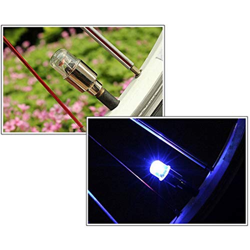 TopfireDirect 4PCS/Set Firefly Spoke LED Wheel Valve Stem Cap Tire Motion Neon Light Lamp for Bike Bicycle Car Motorcycle - Thumbnail 2