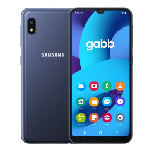 Gabb Phone Plus 32 GB Smart Phone, New, for Kids or Teens- Black, Made by Samsung, GPS Tracker, No Internet, No Social Media, Safe Apps, First Phone, Verizon Network, 30 Dollar Activation Req.