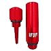 iFJF No Oil Leakage Aluminum Mess Free Oil Changes Red Funnel and Red Generator Magnetic Tip Dipstick Oil Dip Stick for Honda Inverter Generator for EU1000i 2000i 3000i  with Crisp Knurling Design