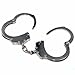 Ace Martial Arts Supply Professional Grade Police Edition Heavy Duty Security Handcuffs Silver Chrome Steel Double Lock with case (Silver)thumb 3