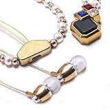 Fashion Earbuds Bluetooth Wireless earphones sport with Microphone and Volume Control In-ear Necklace for Women&kids