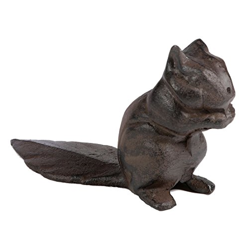 DEI Cast Iron Squirrel 6.8 Inches Metal Door Stopper