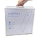 Hippih Digital Body Weight Bathroom Scale with Easy-to-Read Measures Weight 400lb/180kg AAA Glass Square 007 (Pink)