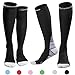 Compression Socks for Men and Women (Grey, S/M)