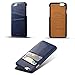 Iphone 6 Plus/6S Plus Wallet Phone Case, Slim Leather Back Case Cover With Credit Card Holder Blue Case