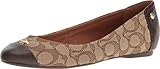 COACH Women's Chelsea Khaki/Chestnut Flat