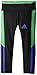adidas Little Girls' Performance Tight Legging, Black Caviar, 6X