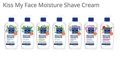 Kiss My Face 4-in-1 Moisture Shave, Cool Mint 11 Fl Oz, Pack of 4 - Image 3