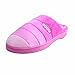 WILLIAM&KATE Women's Cute Fleece Memory House Slippers Cool Soft Casual Indoor Shoes WK1610001 (38-39/7-8B(m) US, Pink)