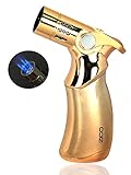 Zico Torch Quad Jet Flame Butane Torch Cigar Lighter 4 colors available (Gold)