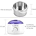 Hair Removal Wax Warmer, Electric Heater Wax Warmer with 2 Flavors Hard Wax Beans and 20 Pack Wax Applicator Sticks For Women and Man