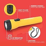 Eveready LED Torch Pack of 2 Blue Yellow 4 AA Batteries Included Camping view 2