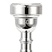 Eastar Silver Plated Bb Trumpet Mouthpiece, 5c