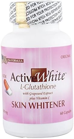 Active White Glutathione - Skin Whitening Capsule - Made in USA (60Capsules)