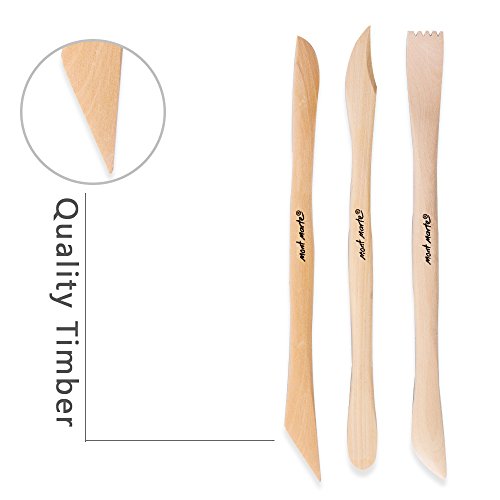 Mont Marte Mini Modelling Tools Boxwood 10pce - 3pack