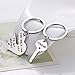Udobuy® New Unique Stainless Steel You Hold The Key To My Heart Couple Keychain Love Keychain Key Ring Valentine Gift