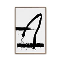 Framed Canvas Wall Art Abstract Color Block Canvas Prints Home Artwork Decoration for Living Room,Bedroom - 16x24 inches