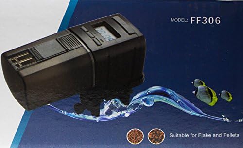 Automatic Fish Food Feeder | Freshwater Saltwater and Tropical Aquariums | Programmable Battery-Operated Fish Feeder Fits All Tanks | Your Fish Will Be Fed Even When You Can’t Be There | by Aquatika