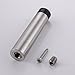 KES SUS 304 Stainless Steel Contemporary Safety Door Stop Metal Door Holder Doorstop with Sound Dampening Rubber Bumper Heavy Duty Brushed Finish, HDS216-2