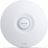 Tenda BE5010 WiFi 7 Wireless Access Point | 2.5G PoE+ Input &amp; 1G LAN Port | Dual Band 5010 Mbps | PoE+ Powered, Adapter Included | Cloud/App/Web Managed | Fast Roaming | VLAN &amp; WPA3 for Business (i36)