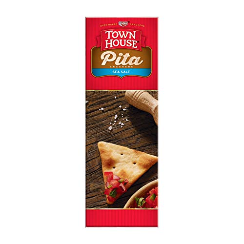Keebler, Town House Pita, Crackers, Sea Salt, 9.5 oz - Thumbnail 5
