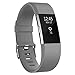 Vancle Fitbit Charge 2 Bands, Replacement Bands for Fitbit Charge 2 HR Sport Wristbands Small Large (gray, Small)
