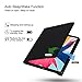 Vivefox Case with Keyboard Compatible iPad Pro 12.9 2018, Wireless Keyboard + Pencil Slot (Supported Apple Pen Charging), with Auto Wake/Sleep Feature for New 2018 iPad Pro 12.9 inch (Black)