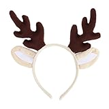 Tinksky Reindeer Antler Hair Hoop Christmas Kids Headband Headwear for Children Christmas Costume Party