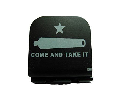 Come And Take It Classic Cannon Laser Etched Hat Clip Black
