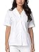 Adar Universal Lapel Collar Nurse Top - 605 - White - XL