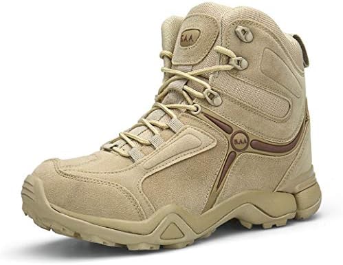 JIONS Men Women Waterproof Sneakers Snow Hiking Military Ankle Boot Work Shoes