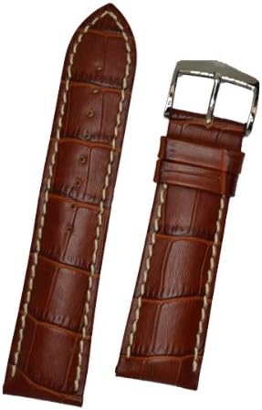 Hirsch Modena 18mm Brown Long Watch Strap
