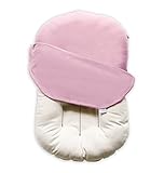 Snuggle Me Organic | Baby Lounger & Infant Floor Seat| Newborn Essentials | Organic Cotton, Virgin Fiberfill | Bloom