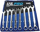 US PRO Jumbo Spanners 8pc Long Reach Wrench Set 22-32mm view 2